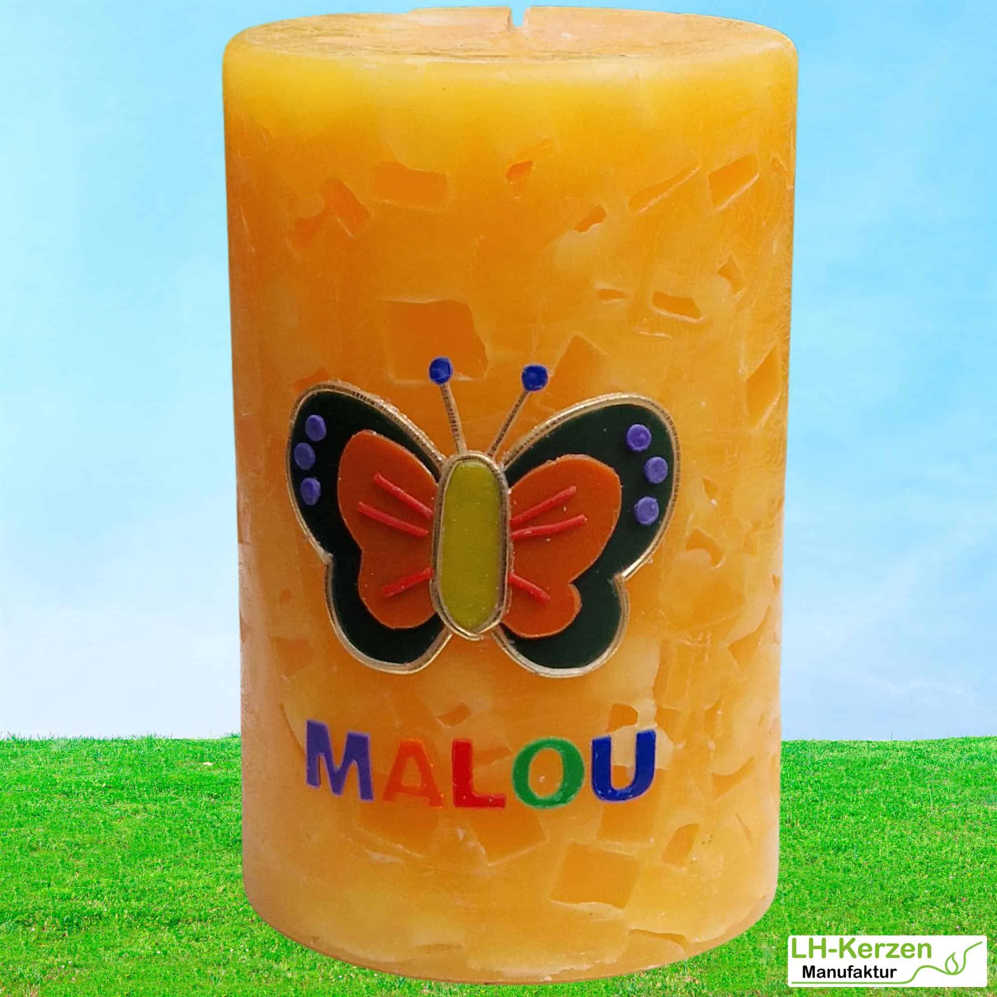 Kerzenbeschriftung Beschriftete Kerze